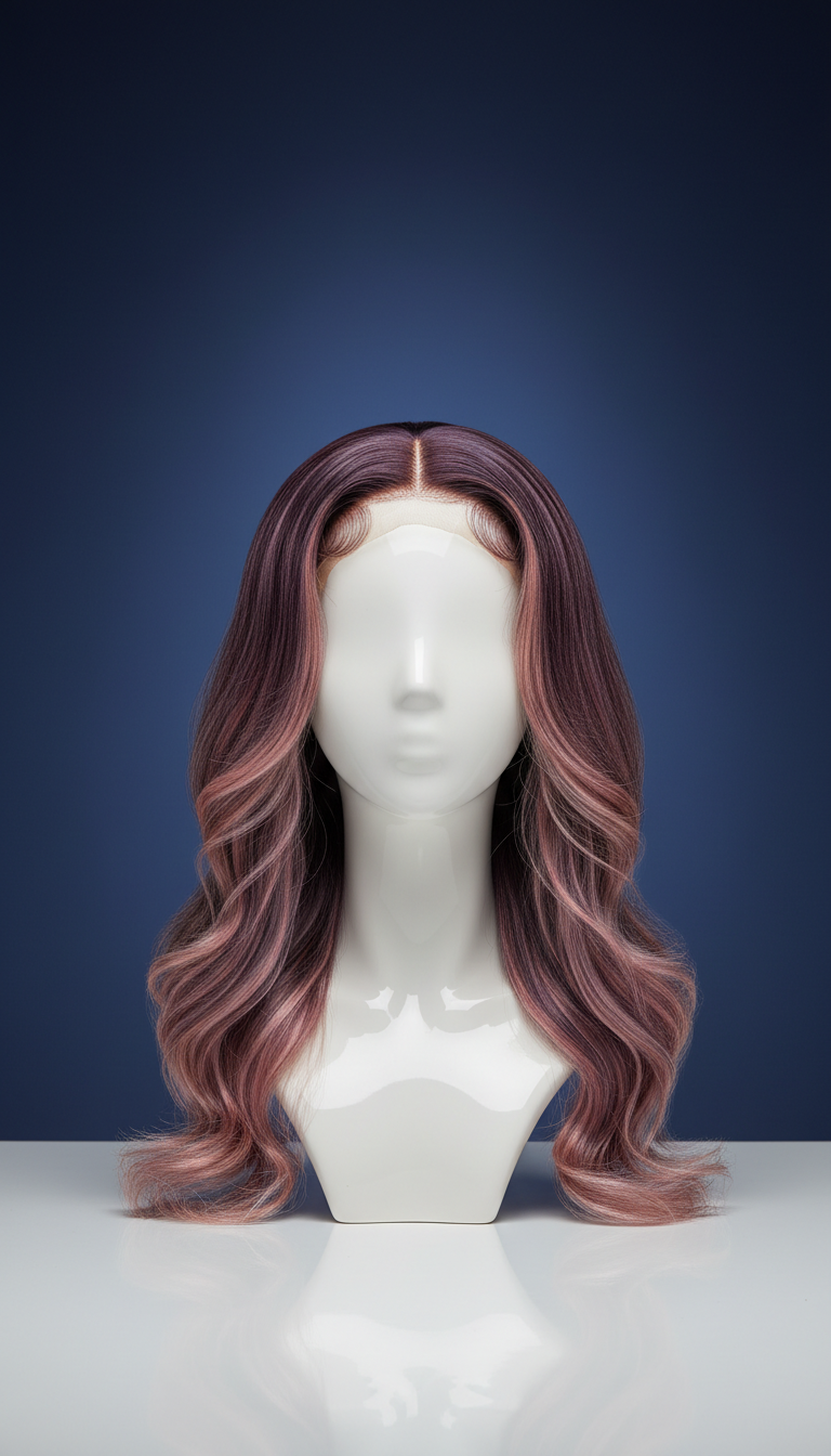 Perruque lace intégrale cheveux vierges